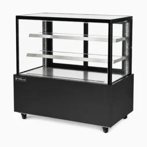 3-tier cake showcase fridge with LED lighting