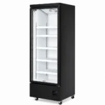 1 door upright display fridge with glass doors and LED lighting