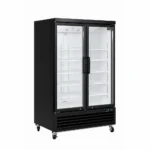 1360L commercial glass door display fridge for supermarkets