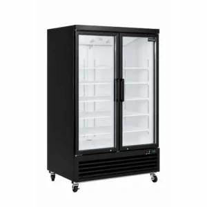 1360L commercial glass door display fridge for supermarkets