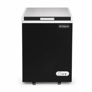 Commercial freezer with hygienic preparation lid