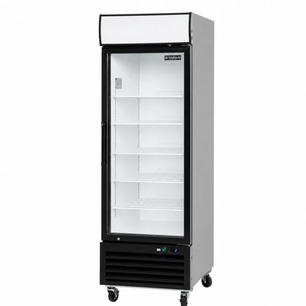 1 door commercial glass door display fridge for supermarkets