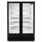 LG300A low-profile retail display fridge front view