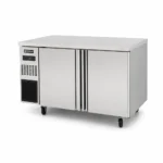 Commercial under bench freezer with stainless steel worktop