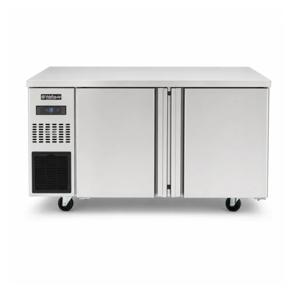 405L commercial kitchen under bench freezer front view
