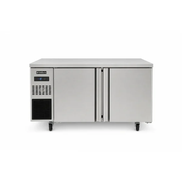 440L commercial kitchen under bench freezer front view