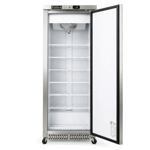 One door commercial upright freezer with adjustable shelves