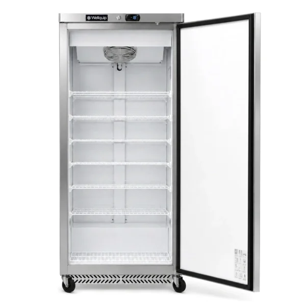 One door commercial upright freezer with adjustable shelves