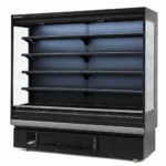 Wellquip 1900L open display fridge with misting spray