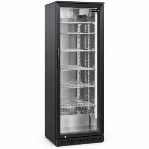 Commercial beverage fridge with Low-E glass door
