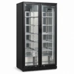 Commercial beverage fridge with Low-E glass doors