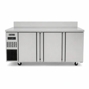 550L commercial kitchen freezer with splashback worktop